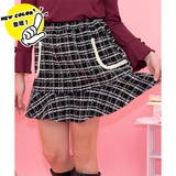 ブラック地×スカートタイプ | ツイードパンツ ツイードスカート ポケット | 子供服Bee