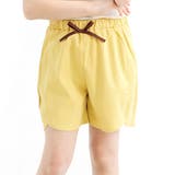 ライトイエロー | ショートパンツ ポケット リボン | 子供服Bee