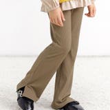 Nモカ | フレアパンツ リブ地 伸縮性 | 子供服Bee