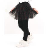 ブラック×チェリー柄 | チュールスカッツ 子供服 キッズ 女の子 春 夏 秋 冬 韓国子供服 | 子供服Bee