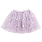 ライトラベンダー | チュールスカート リボン ウエストゴム | 子供服Bee