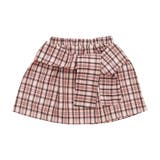 くすみピンク | チェックシャツ風スカート ショート丈 ミニ丈 | 子供服Bee