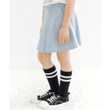 ダスティブルー | インナーパンツ付きスカート ポケット ライン | 子供服Bee