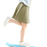 カーキ | インナーパンツ付きスカート ポケット ライン | 子供服Bee