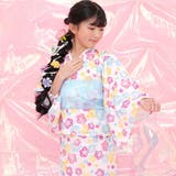 白地×カラフル花 | 浴衣3点セット 綿100％ 簡単 | 子供服Bee