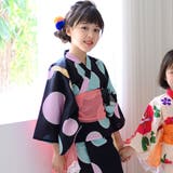 セパレート×水玉 | 浴衣3点セット 綿100％ 簡単 | 子供服Bee