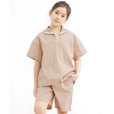 ピンクベージュ | 半袖セットアップ 子供服 キッズ 女の子 春 夏 韓国子供服 | 子供服Bee
