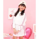 ホワイト地 | セットアップ クロップド丈トップス ミニスカート | 子供服Bee