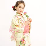 アイボリー×桜 | 浴衣3点セット 綿100％ 簡単 | 子供服Bee
