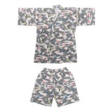 タイダイ×サメ | 甚平上下セット 綿100% 簡単 | 子供服Bee