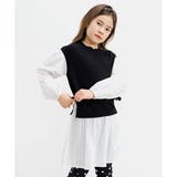 ブラック×白地 | 長袖ワンピース 子供服 キッズ 女の子 春 秋 冬 韓国子供服 | 子供服Bee