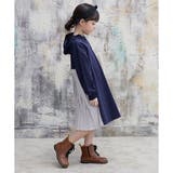 ネイビー | フード付きワンピース 子供服 キッズ 女の子 春 秋 冬 韓国子供服 cle | 子供服Bee