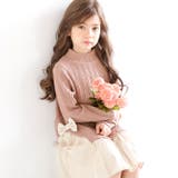 ピンク | 異素材切り替えワンピース 子供服 キッズ 女の子 春 秋 冬 韓国子供服 | 子供服Bee