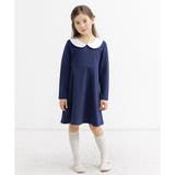 丸襟×ネイビー | フォーマルワンピース セレモニー 入園 | 子供服Bee