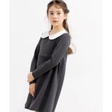 丸襟×チャコール | フォーマルワンピース セレモニー 入園 | 子供服Bee