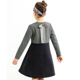 後リボン×TOPSチャコール | フォーマルワンピース セレモニー 入園 | 子供服Bee