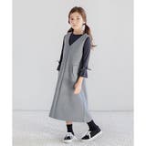 チャコール | 裏起毛ジャンパースカート 子供服 キッズ 女の子 秋 冬 韓国子供服 | 子供服Bee