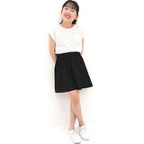 ホワイト×ブラック | 半袖ドッキングワンピース 子供服 キッズ 女の子 春 夏 秋 韓国子供服 | 子供服Bee