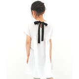 ホワイト地 | バックリボンワンピース 子供服 キッズ 女の子 春 夏 韓国子供服 | 子供服Bee