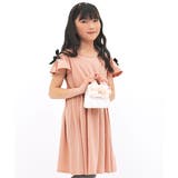 ピンク | オフショルダーワンピース 子供服 キッズ 女の子 春 夏 韓国子供服 | 子供服Bee