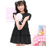 ブラック | ティアードワンピース メロウ フリル | 子供服Bee