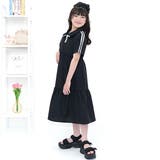 ブラック | ティアードワンピース 襟 衿 | 子供服Bee