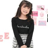 Les e'toiles×ブラック | プリントTシャツ 綿100% 長袖 | 子供服Bee
