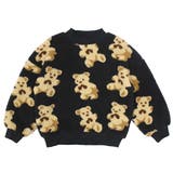 ブラック×Bear | ボアトレーナー もこもこ トップス | 子供服Bee