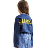 MHL×ネイビー地 | プリントTシャツ 綿100% 半袖 | 子供服Bee