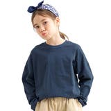 ネイビー地 | 長袖Tシャツ 子供服 キッズ 女の子 男の子 秋 冬 韓国子供服 | 子供服Bee