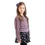 キャンディー袖×くすみパープル | デザイントップス 7タイプ パフ袖 | 子供服Bee