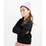 ブラック | 長袖トレーナー 無地 シンプル | 子供服Bee