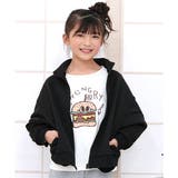 ブラック | フルジップトレーナー 長袖 ポケット | 子供服Bee