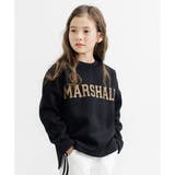 MHL×ブラック | 裏起毛ロゴトレーナー 子供服 キッズ 女の子 男の子 秋 冬 韓国子供服 | 子供服Bee