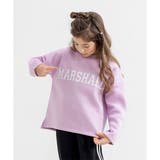 MHL×パープル | 裏起毛ロゴトレーナー 子供服 キッズ 女の子 男の子 秋 冬 韓国子供服 | 子供服Bee