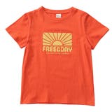 FREE×オレンジ | プリント半袖Tシャツ 子供服 キッズ 女の子 男の子 春 夏 秋 韓国子供服 | 子供服Bee