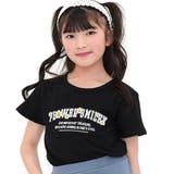 FLOWER×ブラック | プリントTシャツ 綿100% 半袖 | 子供服Bee