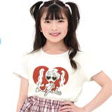 candy×アイボリー | プリントTシャツ 綿100% 半袖 | 子供服Bee