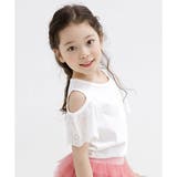 アイボリー | 半袖トップス 子供服 キッズ 女の子 春 夏 韓国子供服 | 子供服Bee