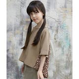 チョコ×モカフラワー | 半袖トップス 子供服 キッズ 女の子 春 夏 秋 韓国子供服 cle | 子供服Bee