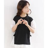 ブラック×半袖 | レイヤード風トップス 子供服 キッズ 女の子 春 夏 秋 韓国子供服 | 子供服Bee