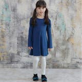 後ろリボン長袖ワンピース 子供服 キッズ | 子供服Bee | 詳細画像5