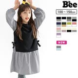 長袖ワンピース 子供服 キッズ 女の子 春 秋 冬 韓国子供服 | 子供服Bee | 詳細画像1 