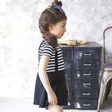 レイヤード風半袖ワンピース 子供服 キッズ 春 夏 秋 韓国子供服 | 子供服Bee | 詳細画像3 