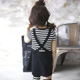 レイヤード風半袖ワンピース 子供服 キッズ 春 夏 秋 韓国子供服 | 子供服Bee | 詳細画像4 