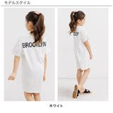 バックロゴワンピース 綿100% Tシャツ | 子供服Bee | 詳細画像3