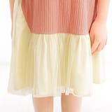 異素材切り替えワンピース 子供服 キッズ 女の子 春 夏 韓国子供服 | 子供服Bee | 詳細画像6 