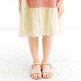 異素材切り替えワンピース 子供服 キッズ 女の子 春 夏 韓国子供服 | 子供服Bee | 詳細画像9 