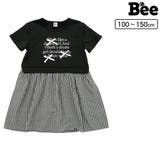 ドッキングワンピース ロゴ リボン | 子供服Bee | 詳細画像1 