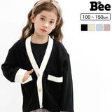 長袖カーディガン 子供服 キッズ 女の子 春 秋 冬 韓国子供服 cle | 子供服Bee | 詳細画像1